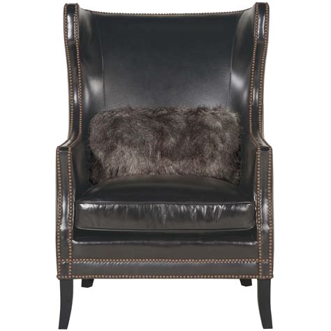 Bernhardt Bernhardt Interiors N1712L 274-111 WDF - 751 Mocha Kingston Leather Chair | Baer's ...