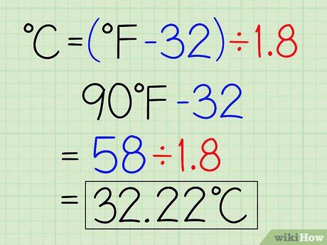 How to Convert Celsius (°C) to Fahrenheit (°F): 6 Steps