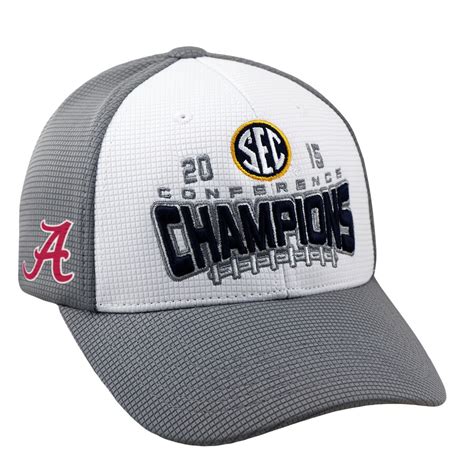 Top of the World Alabama Crimson Tide White/Gray 2015 SEC Conference ...