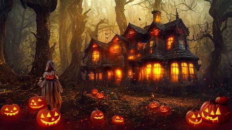 Spooky Halloween Ambience - Haunted Witch House 🎃 Dark, Spooky, Autumn | Scary Halloween Music ...