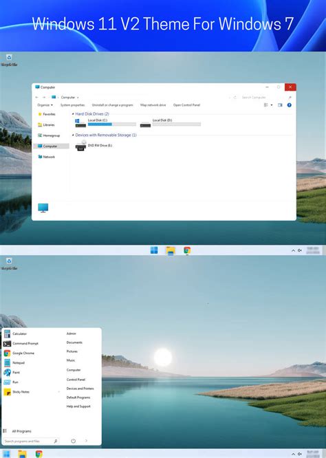 Windows 11 Light theme V2 For Windows 7 by Arteffect10520 on DeviantArt