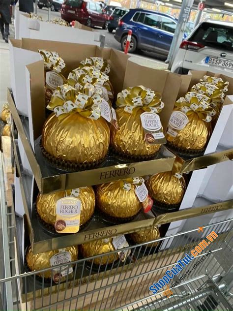 Shopcuatui.com.vn - QUẢ CẦU SOCOLA GRAND FERRERO ROCHER 240g - Hàng Đức - Quả cầu Sô cô la to đẹp