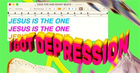 Zack Fox and Kenny Beats combine on the hilarious “Jesus Is The One (I Got Depression)” | The FADER