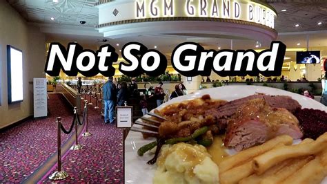 MGM Grand Buffet - YouTube