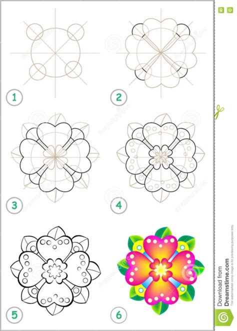 Simple Flower Drawings Step By Step : Image Result For Drawing ...