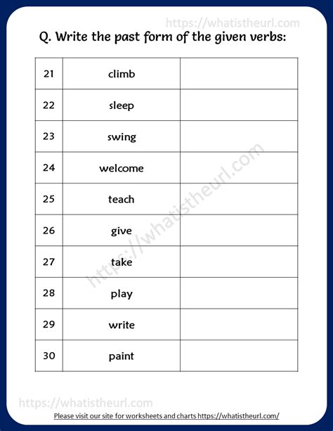 Present-and-past-tense-worksheets - Your Home Teacher