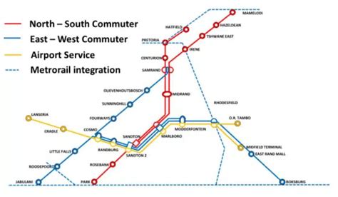 Here is the new route and station map proposed for the Gautrain - The Panda