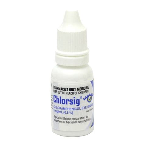 Chlorsig Eye Drop 0.5% 10ml Bottle RD - SSS Australia - SSS Australia ...