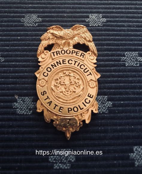 Connecticut State Police badge | Police badge, Badge, State police