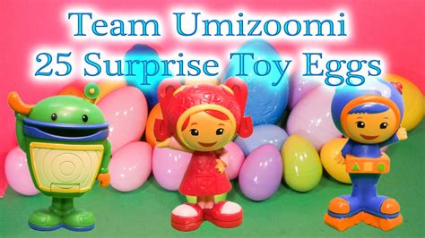 Opening 25 Team Umizoomi Funny Toys and Surprise Eggs - YouTube