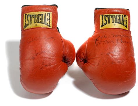 Bonhams : A pair of Sylvester Stallone signed Rocky II boxing gloves