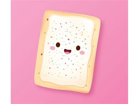 Pop Tart | Cute food drawings, Pop tarts, Kawaii stickers