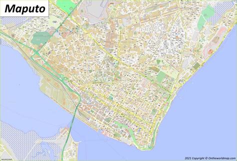 Maputo Map | Mozambique | Maps of Maputo