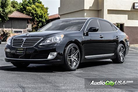 2016 Hyundai Equus | 20" MQ Wheels 3258 Black Machine | AudioCityUsa - BlogBlog