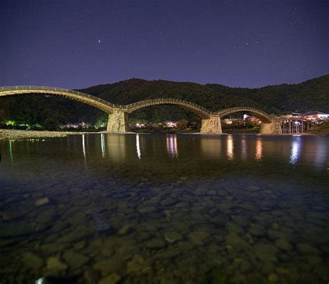 Kintai Bridge at night | Japan, Tours, Iwakuni