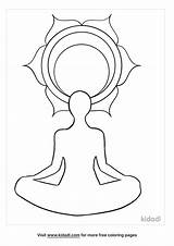 Free Chakra Coloring Page  Printables Kidadl sketch template