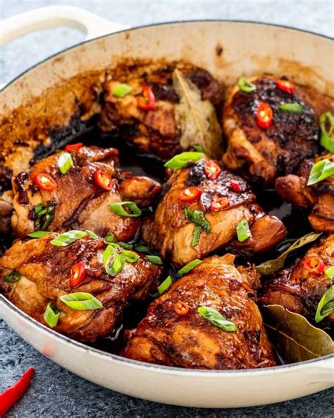 This Filipino Chicken Adobo is a simple, yet delicious stove-top quick chicken recipe. Sweet ...