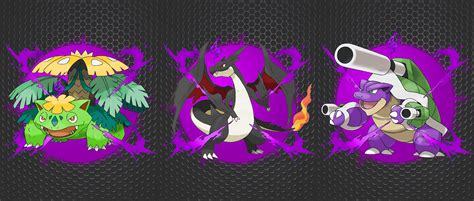 Shiny Mega Kanto Starters : pokemon