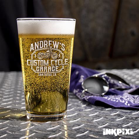 Custom Pint Glasses Featuring Your Name!