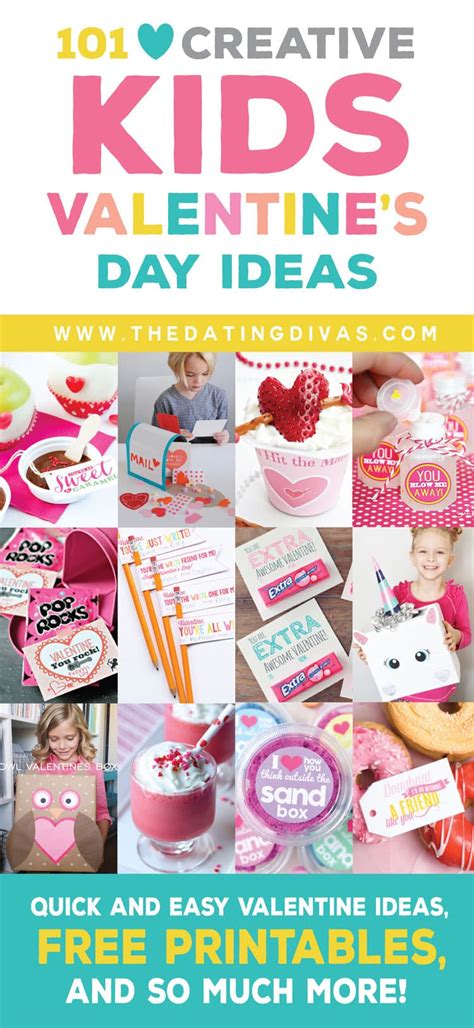 100 Kids Valentine's Ideas - The Dating Divas