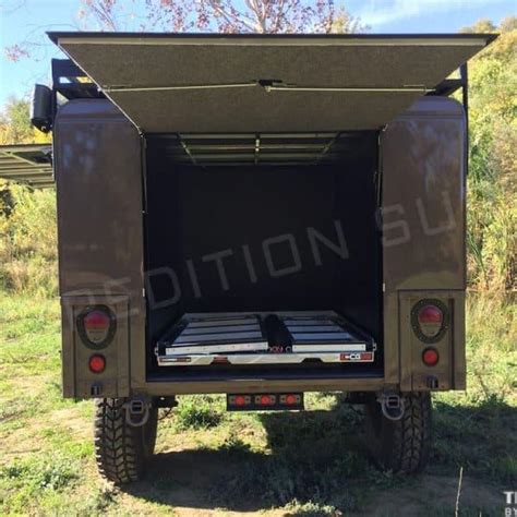 Military M1101 Tactical Adventure Camper Conversion M1102 Off-Road Trailer - $6100 | gun.deals