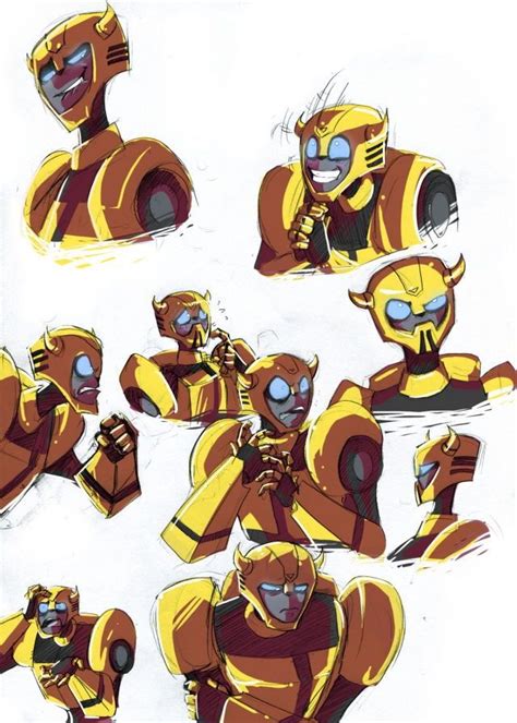 Bumblebee's Expressions | Transformers art robots, Transformers artwork ...