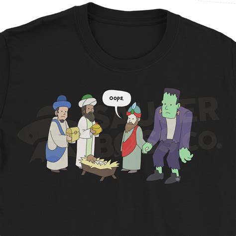 Gold Frankenstein and Myrrh Shirt Funny Christmas Shirt - Etsy