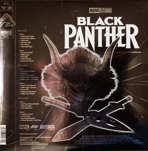 Film Music Site - Black Panther Soundtrack (Ludwig Göransson) - Mondo Records (2019) - Mondo ...