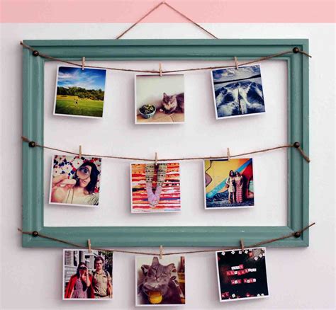 7 ideas geniales para decorar con marcos Handfie Diy Picture Frames ...