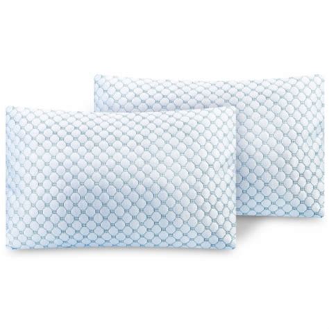 Cooling Memory Foam Pillow Ventilated Soft Bed Pillow with Cooling Gel ...