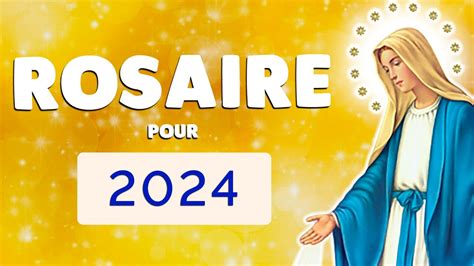 🙏 ROSAIRE 2024 : PRIÈRE PUISSANTE pour une ANNÉE de Bénédiction | 4 ...