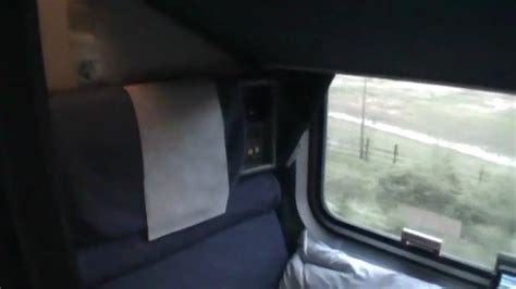 Amtrak Superliner Roomette Sleeper Accommodations - YouTube