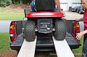 A Red Riding Lawn Mower Tale - Southern Hospitality