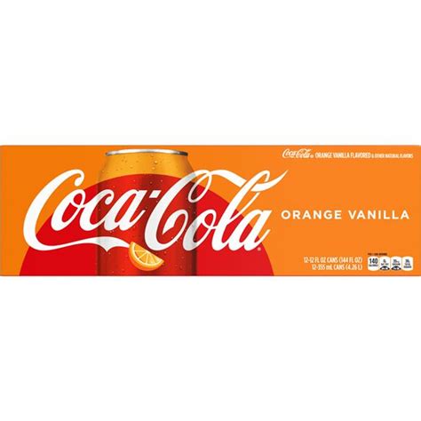 Coca-Cola Orange Vanilla Cola 12Pk | Hy-Vee Aisles Online Grocery Shopping