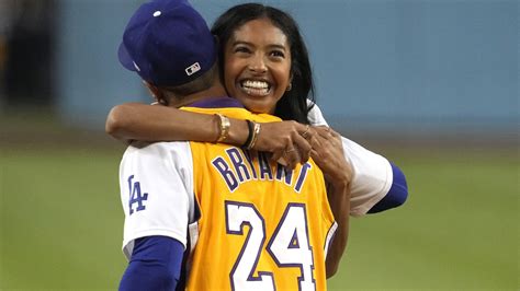 Kobe Bryant’s Daughter Natalia Tosses First Pitch On Lakers Night At ...