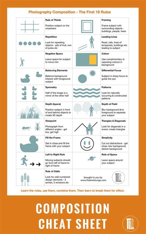 Photography Cheat Sheet: 19 Composition Tips You Should Know