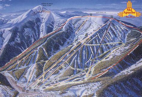 Ski Apache Trail Map | OnTheSnow