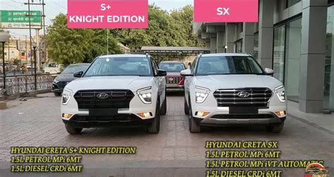 Hyundai Creta S+ Knight Edition vs SX – Which is More VFM Variant ...