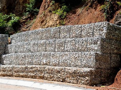 Gabion basket retaining wall | Types of retaining wall, Retaining wall ...