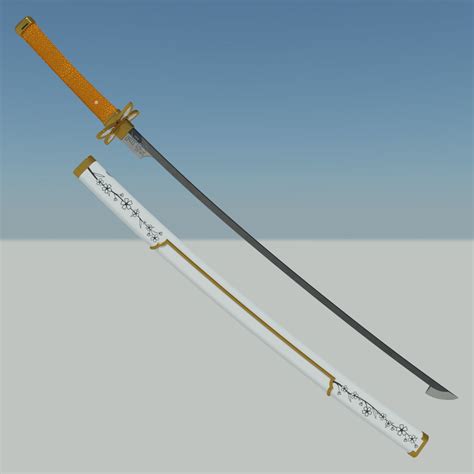 Demon Slayer Shinobu Kocho Sword Katana Kimetsu no Yaiba 3D model 3D ...