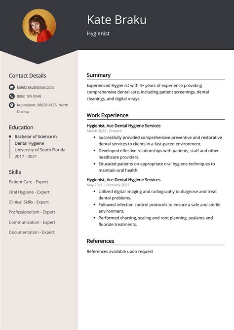 Hygienist Resume: Sample & Guide (Entry Level & Senior Jobs)