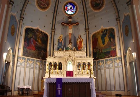 ONLINE Catholic Church interior – Holy Cross, Columbus Ohio – The State ...