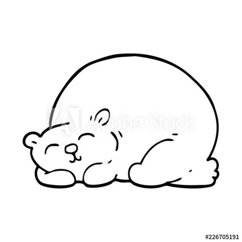 Sleeping Bear Drawing | Free download on ClipArtMag