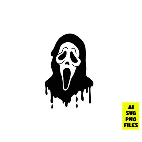 Ghost Face Svg, Scream Mask Svg, Ghost Svg, Halloween Svg, A | Inspire Uplift