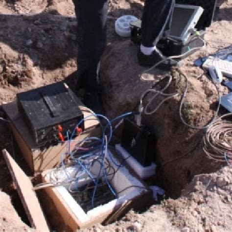 Installation of seismometer. | Download Scientific Diagram