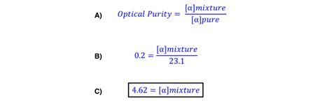 Optical Purity and Enantiomeric Excess – Master Organic Chemistry