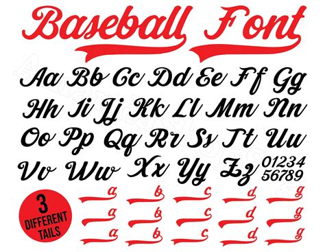 BASEBALL FONT SVG Sport Alphabet Svg Font Svg Baseball - Etsy Australia