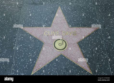 Hollywood, California, USA 1st December 2023 Clive Davis Hollywood Walk ...