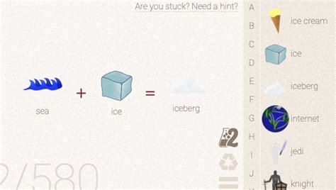 How to make Iceberg in Little Alchemy - HowRepublic