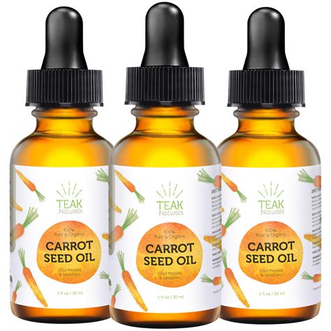 Organic Carrot Seed Oil - 1 oz – Teak Naturals